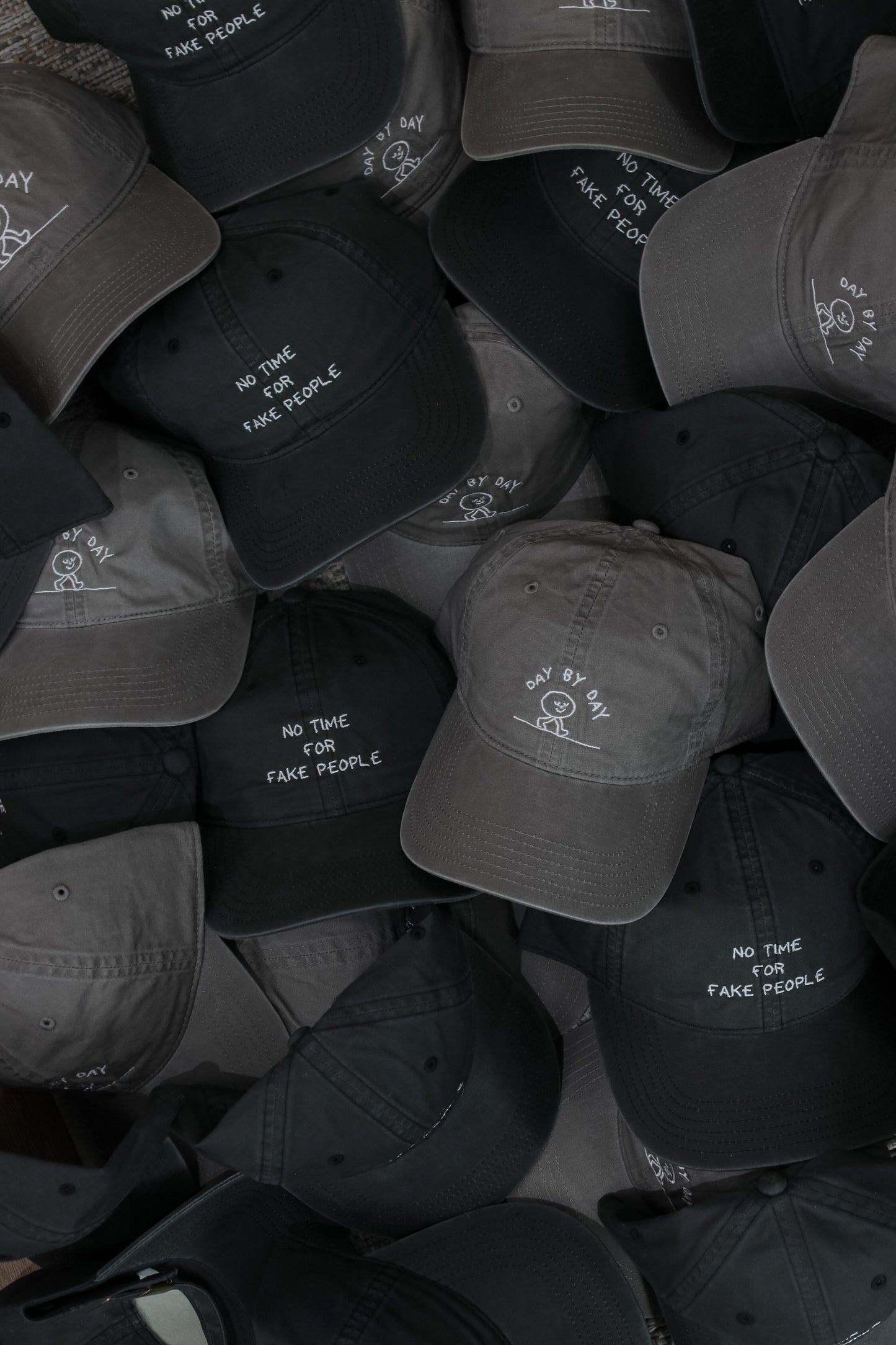 'Day by Day' Faded Gray Dad Cap