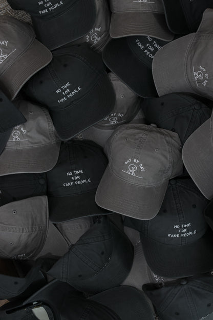 'Day by Day' Faded Gray Dad Cap