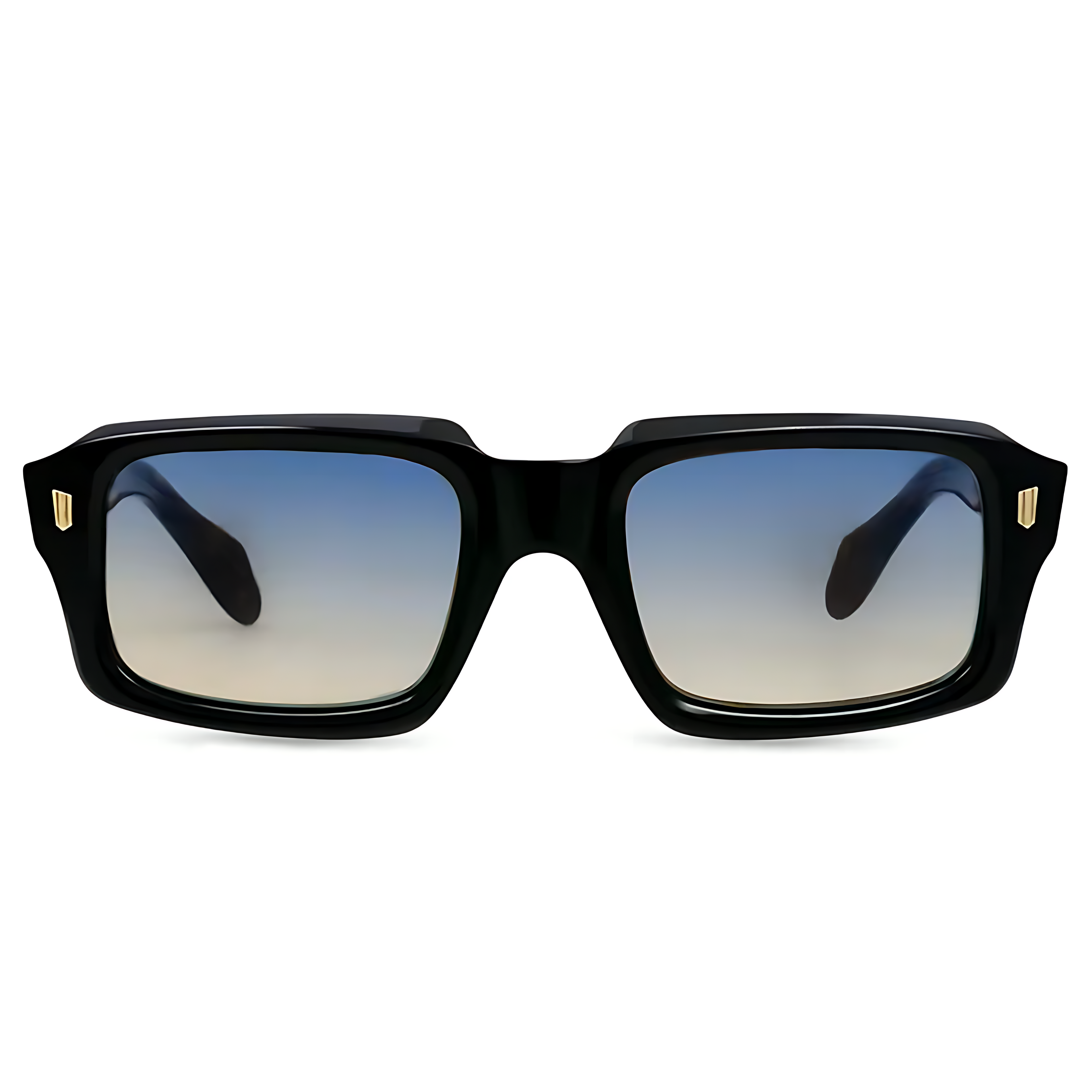 Ashen Black Blue Sunglasses