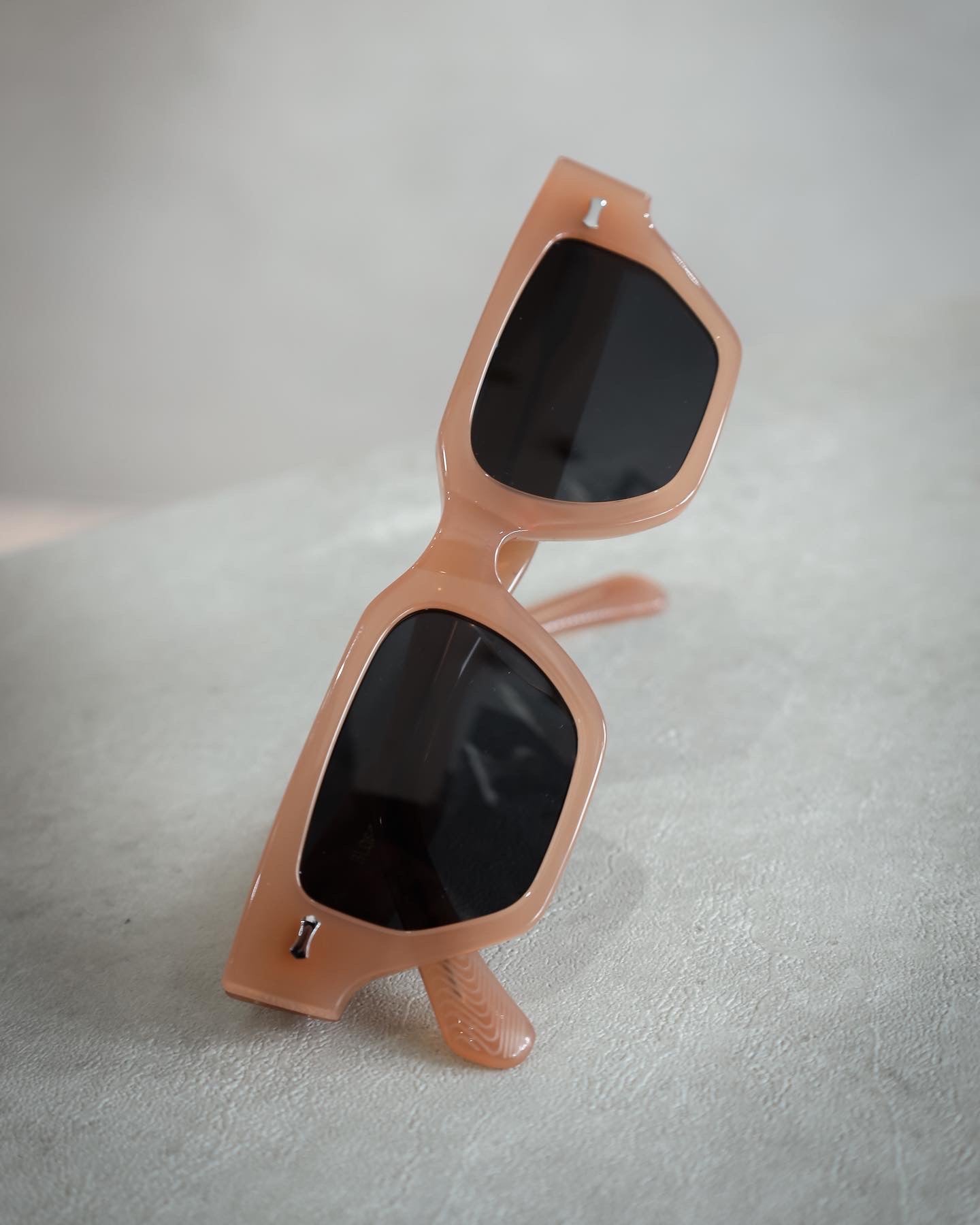 Blossom Peach Gray Sunglasses