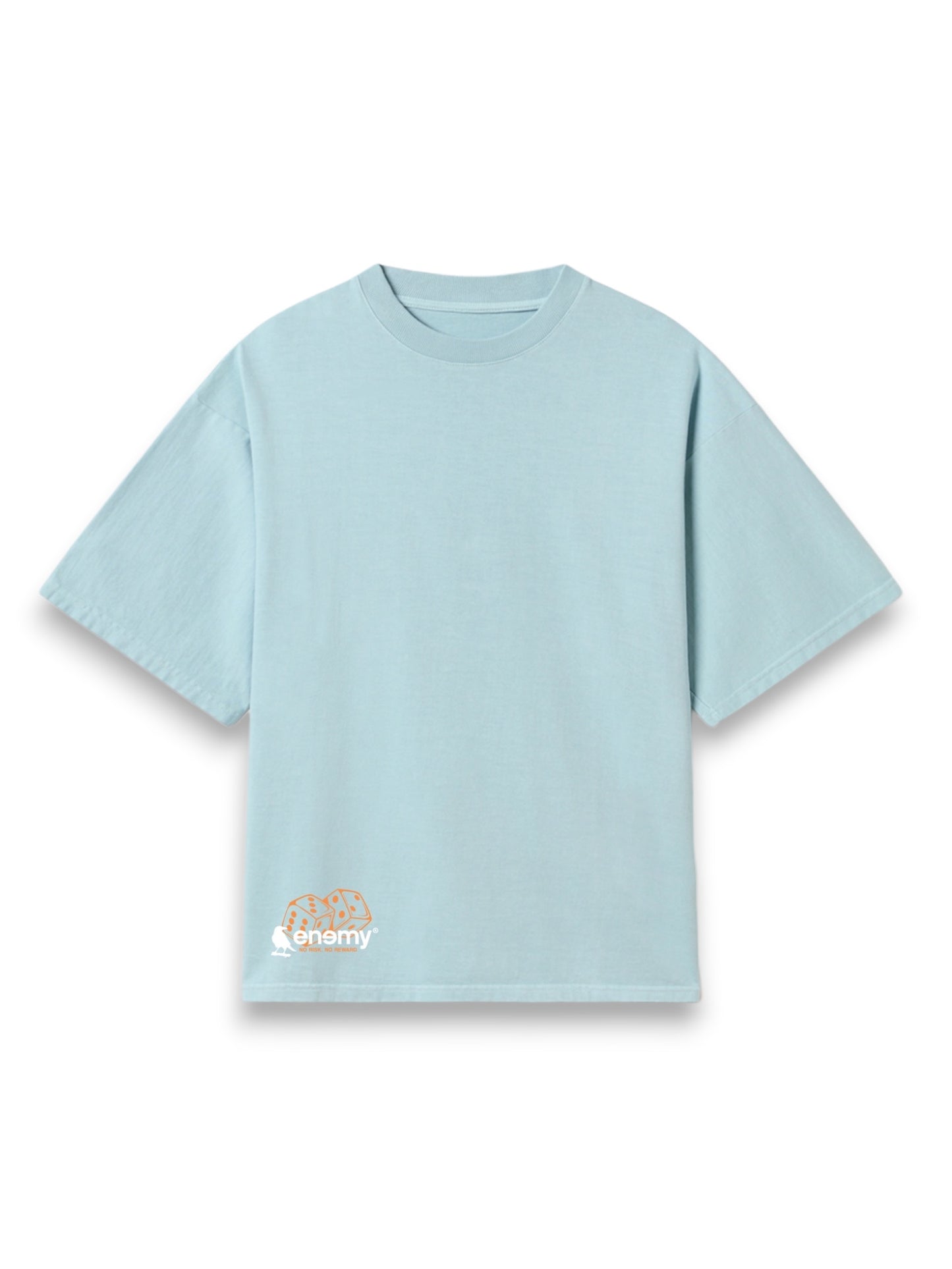 High Risk Light Blue Boxy Tshirt