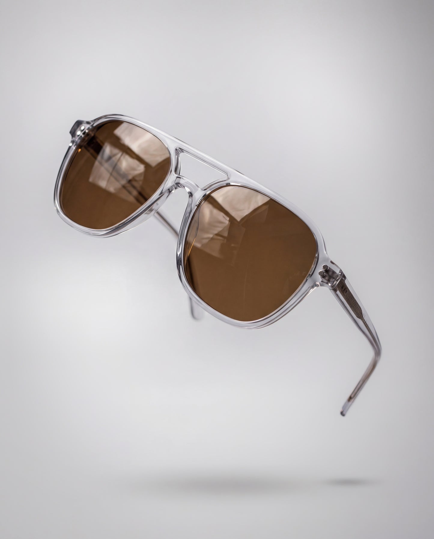 Nomad Clear Brown Sunglasses
