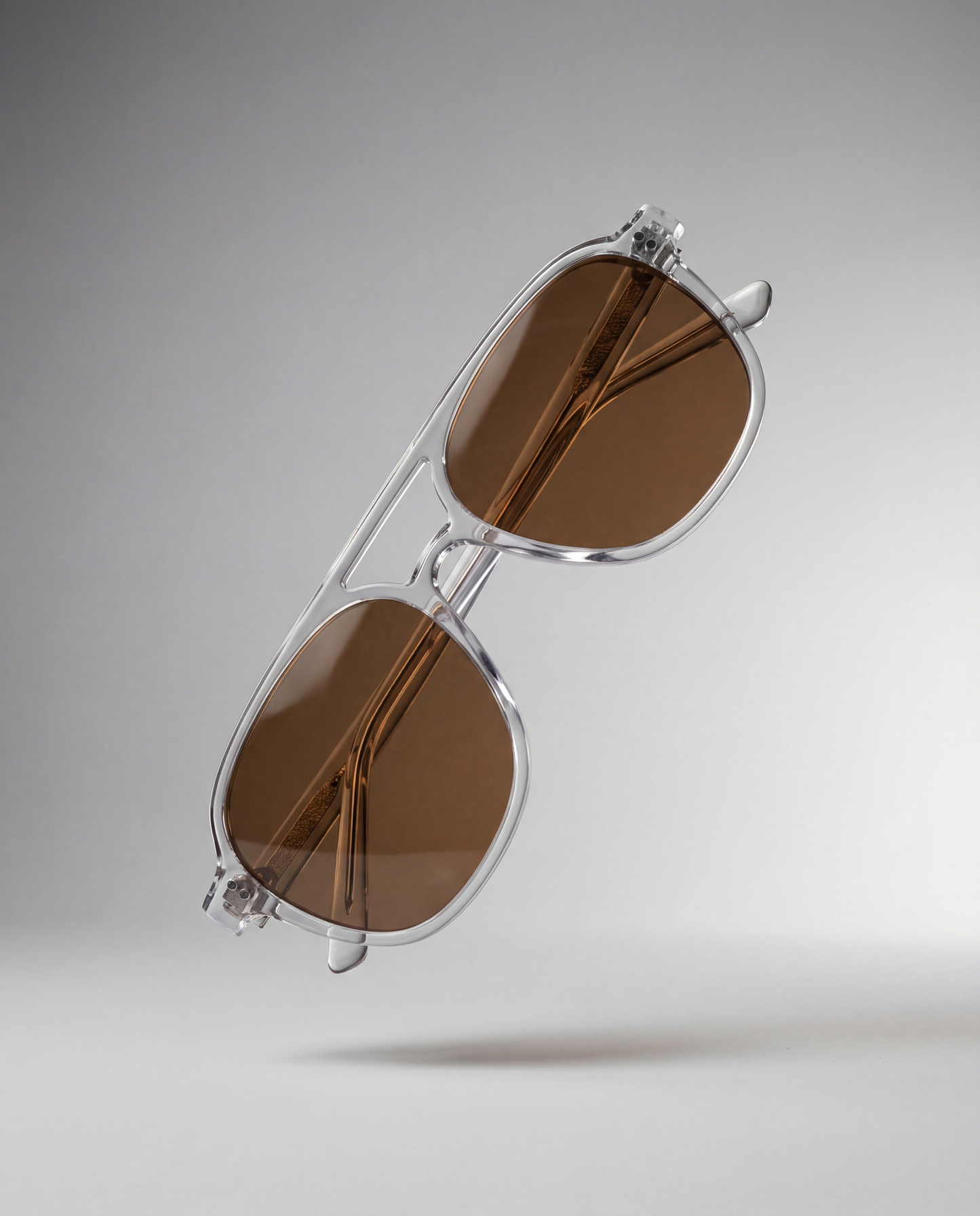 Nomad Clear Brown Sunglasses