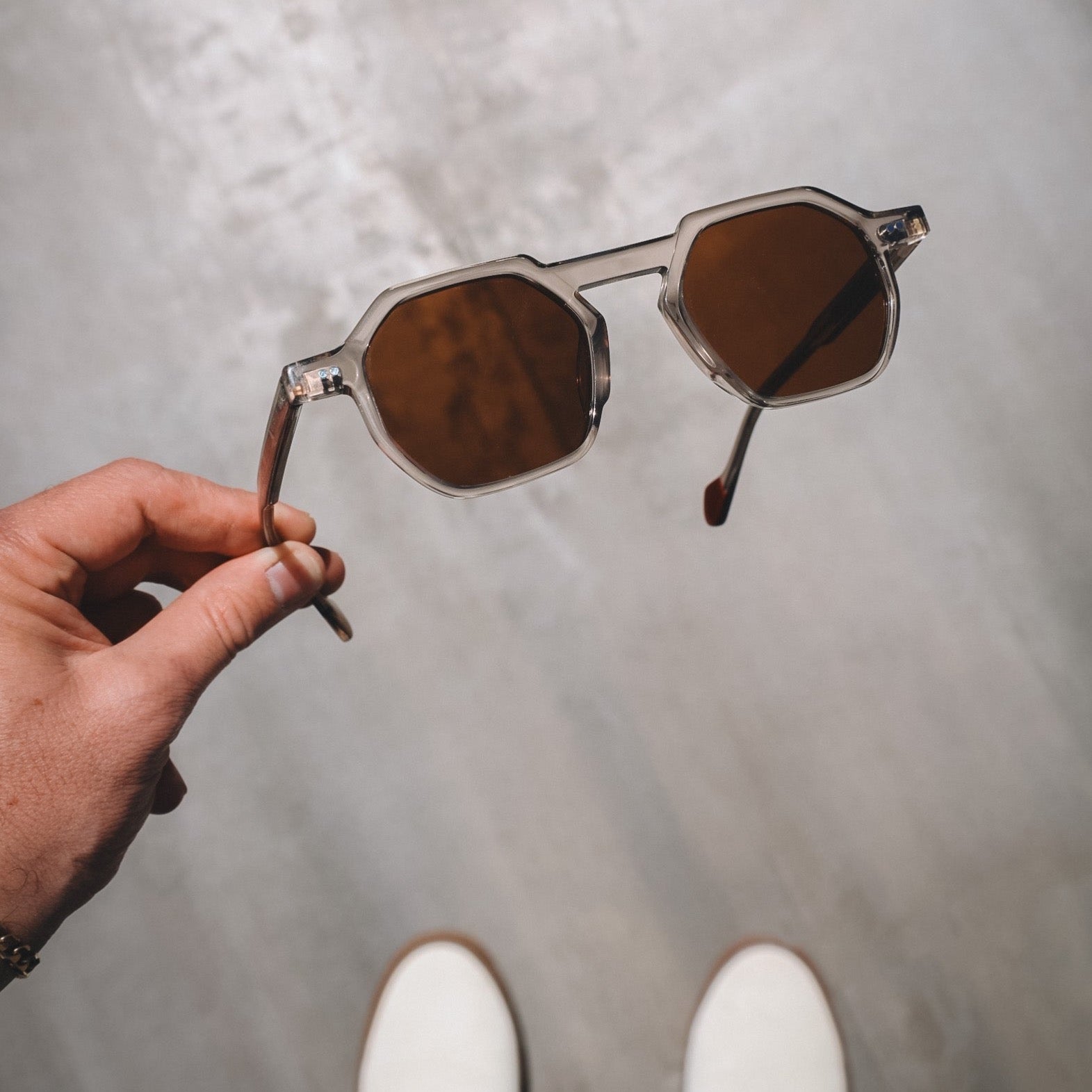 Fotter Clear Brown Sunglasses