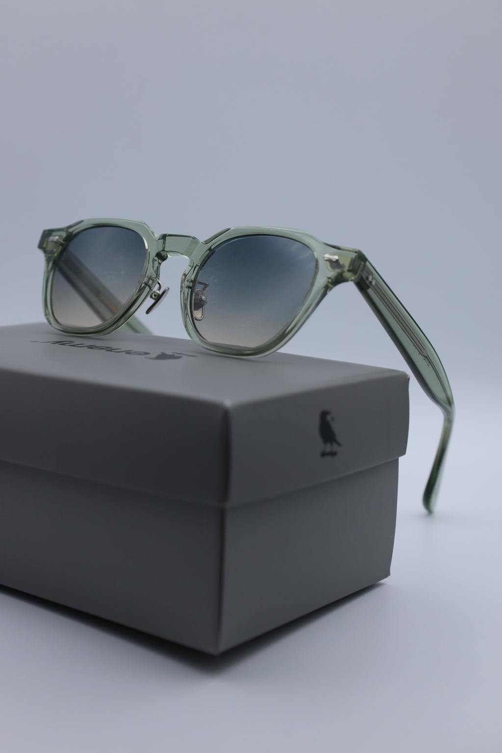 Durham Clear Green Sunglasses