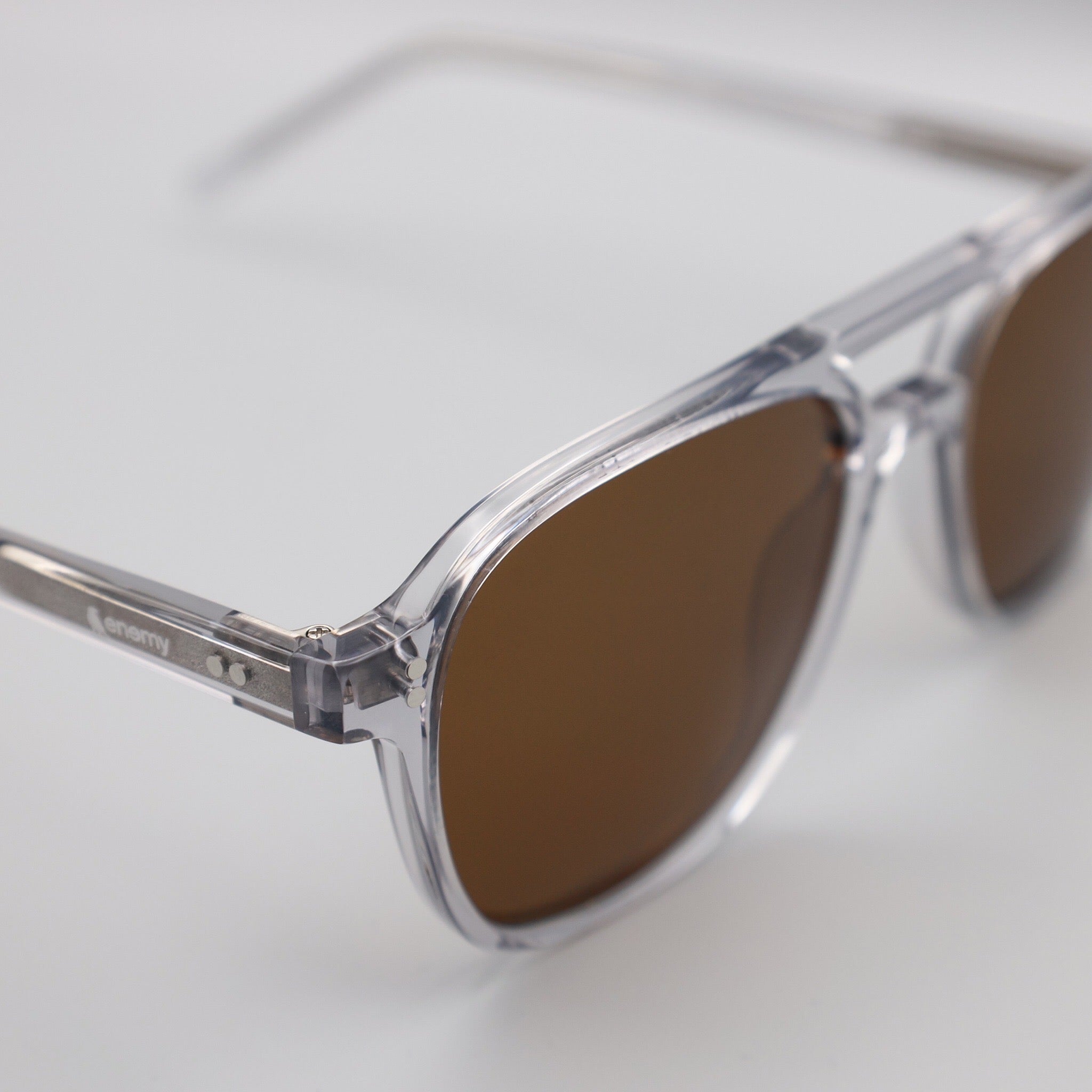 Nomad Clear Brown Sunglasses