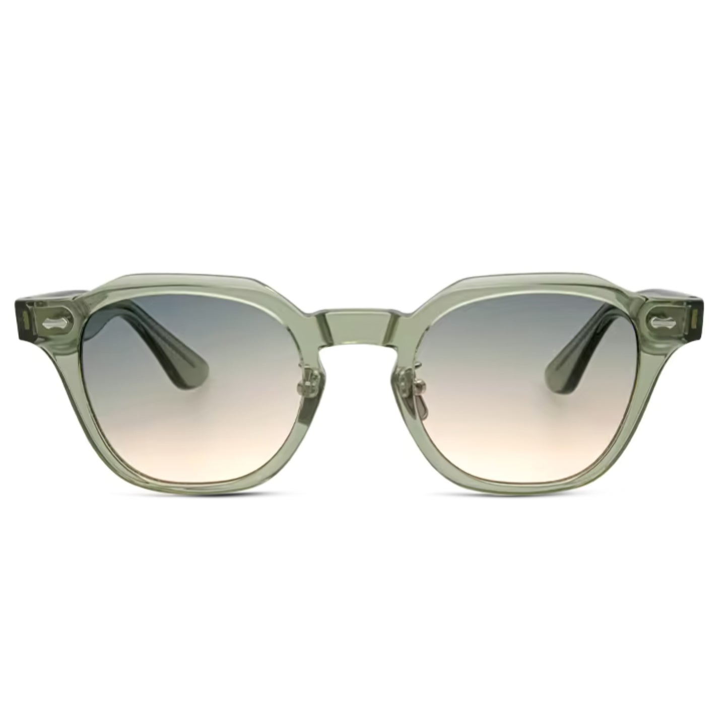 Durham Clear Green Sunglasses