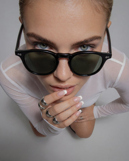 Derby Jet Black Sunglasses