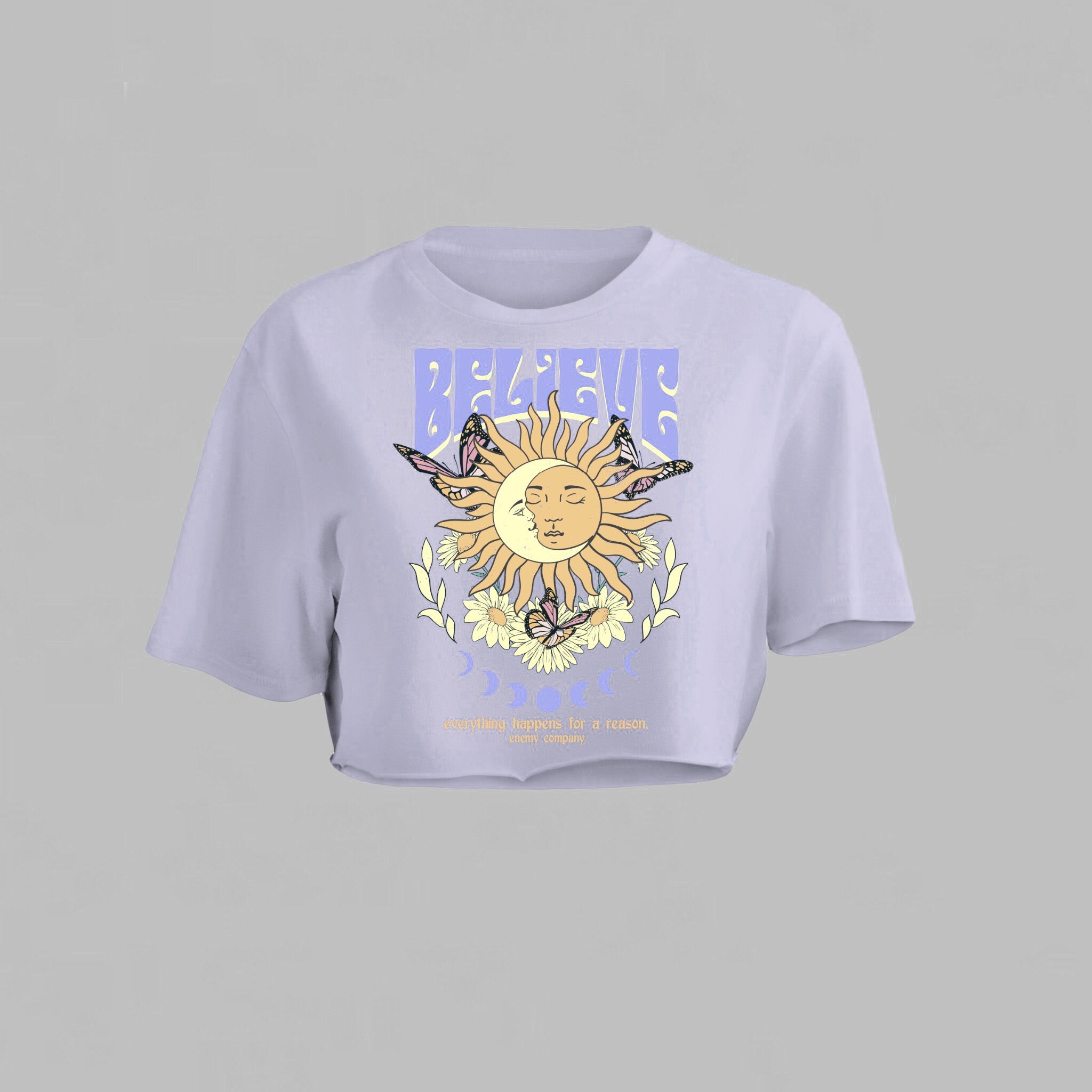 Believe Lilac Crop Top