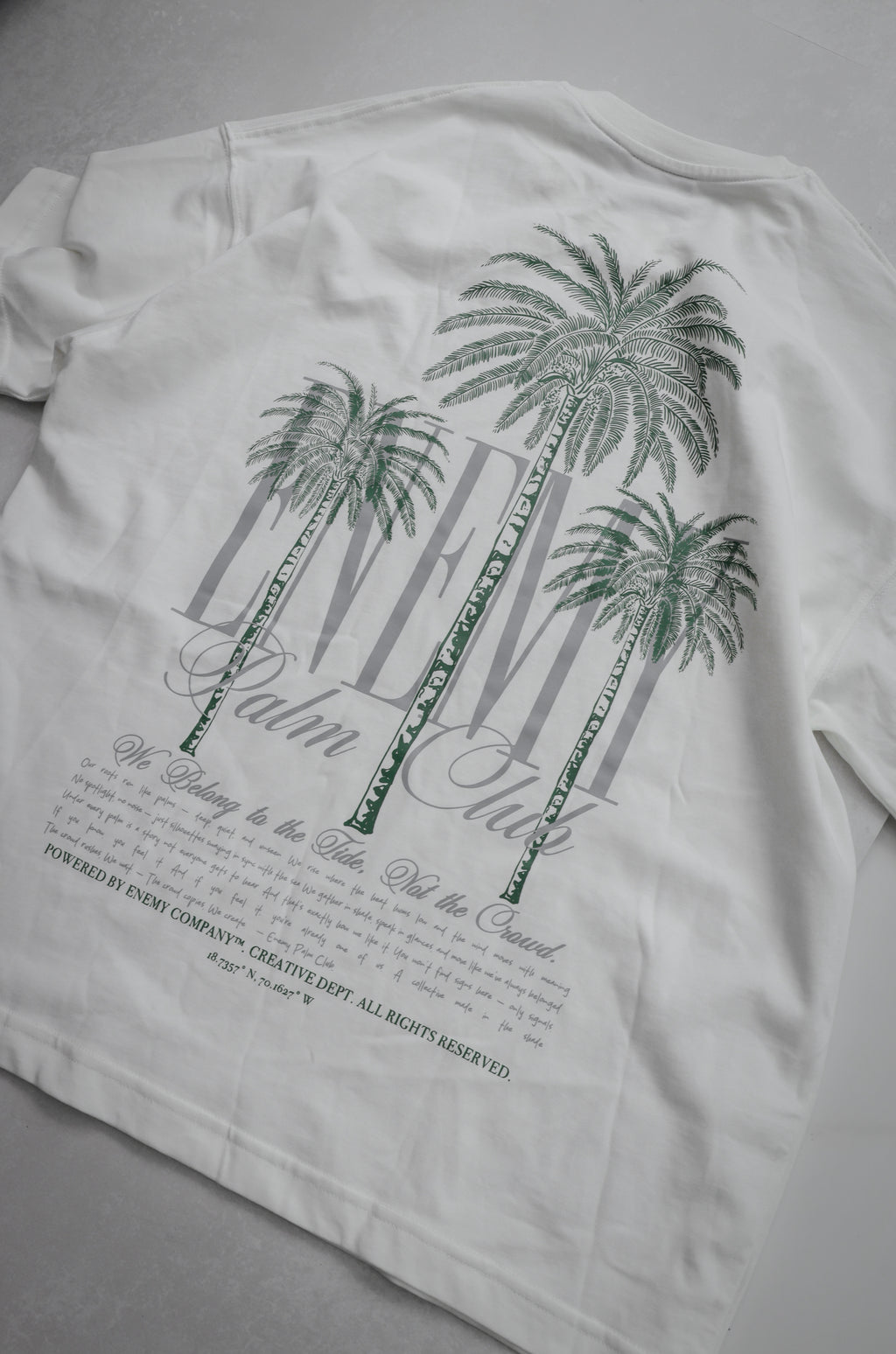 Enemy Palm Club White T-shirt