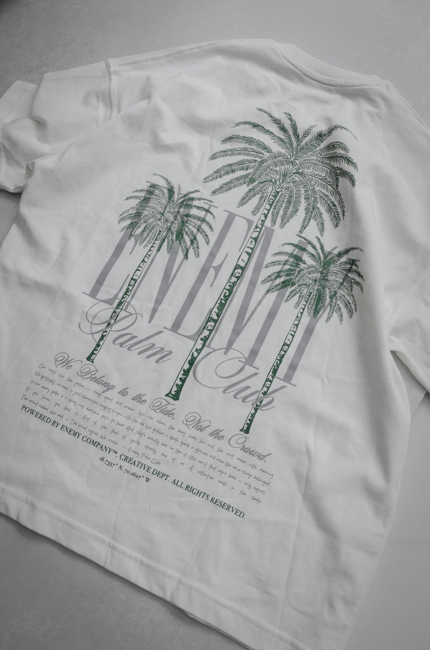 Enemy Palm Club White T-shirt