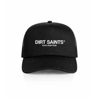 Dirt Saints Foam Trucker Black Cap