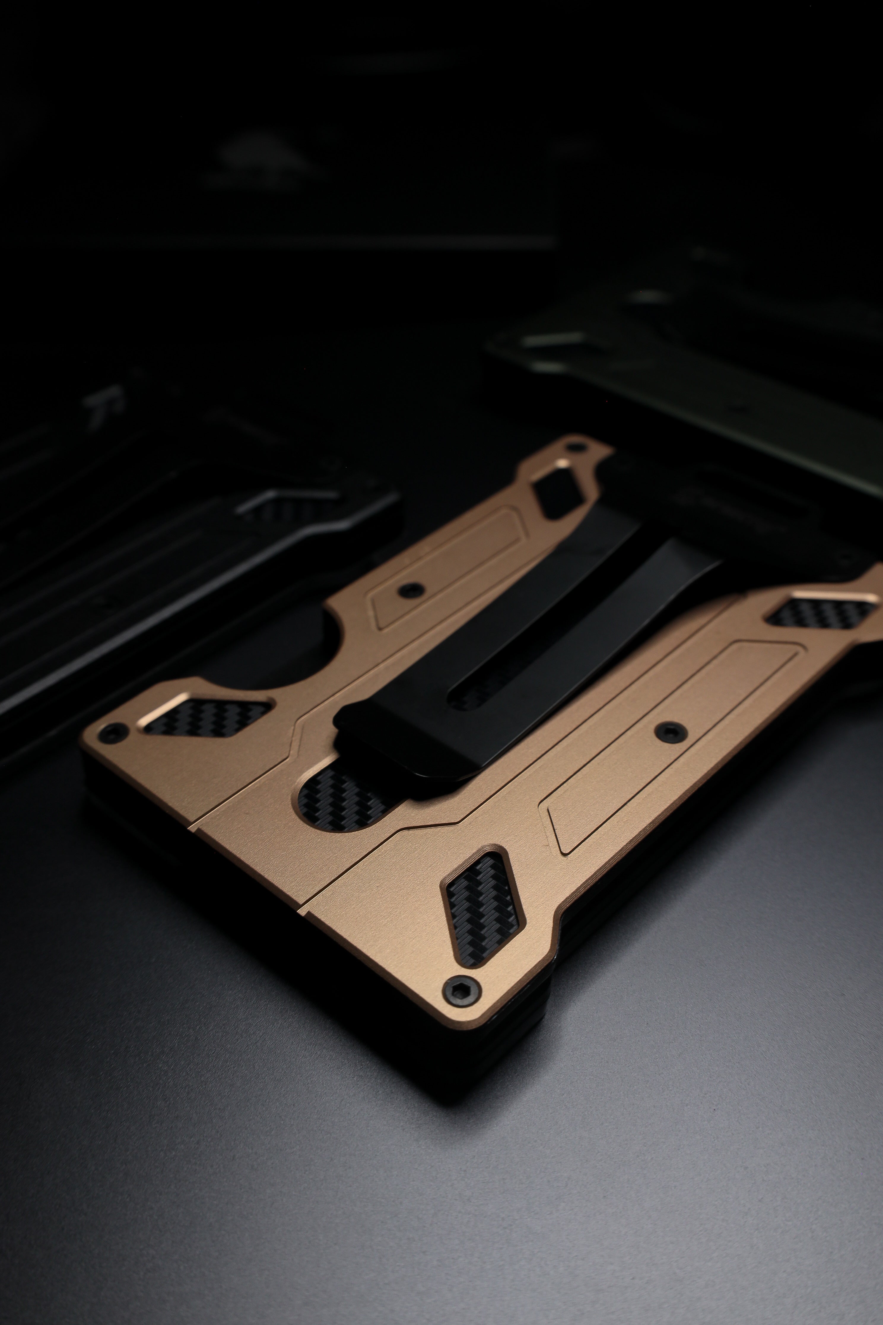 Enemy Champagne Gold Card Holder
