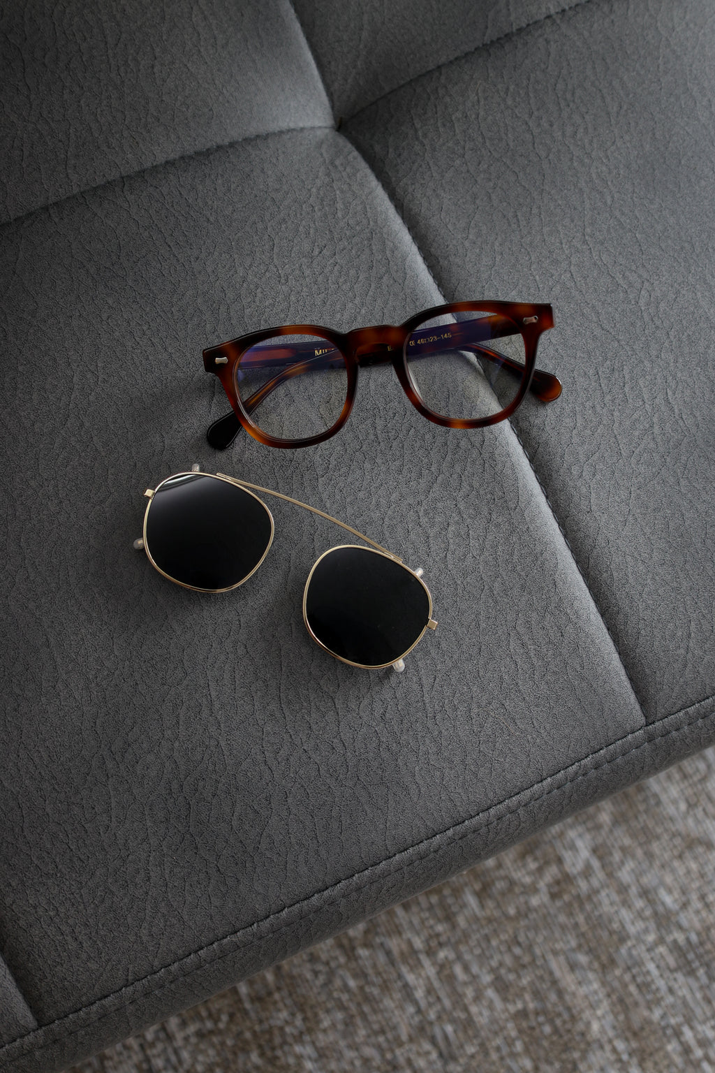 Milan Tortoise Clip-On Sunglasses