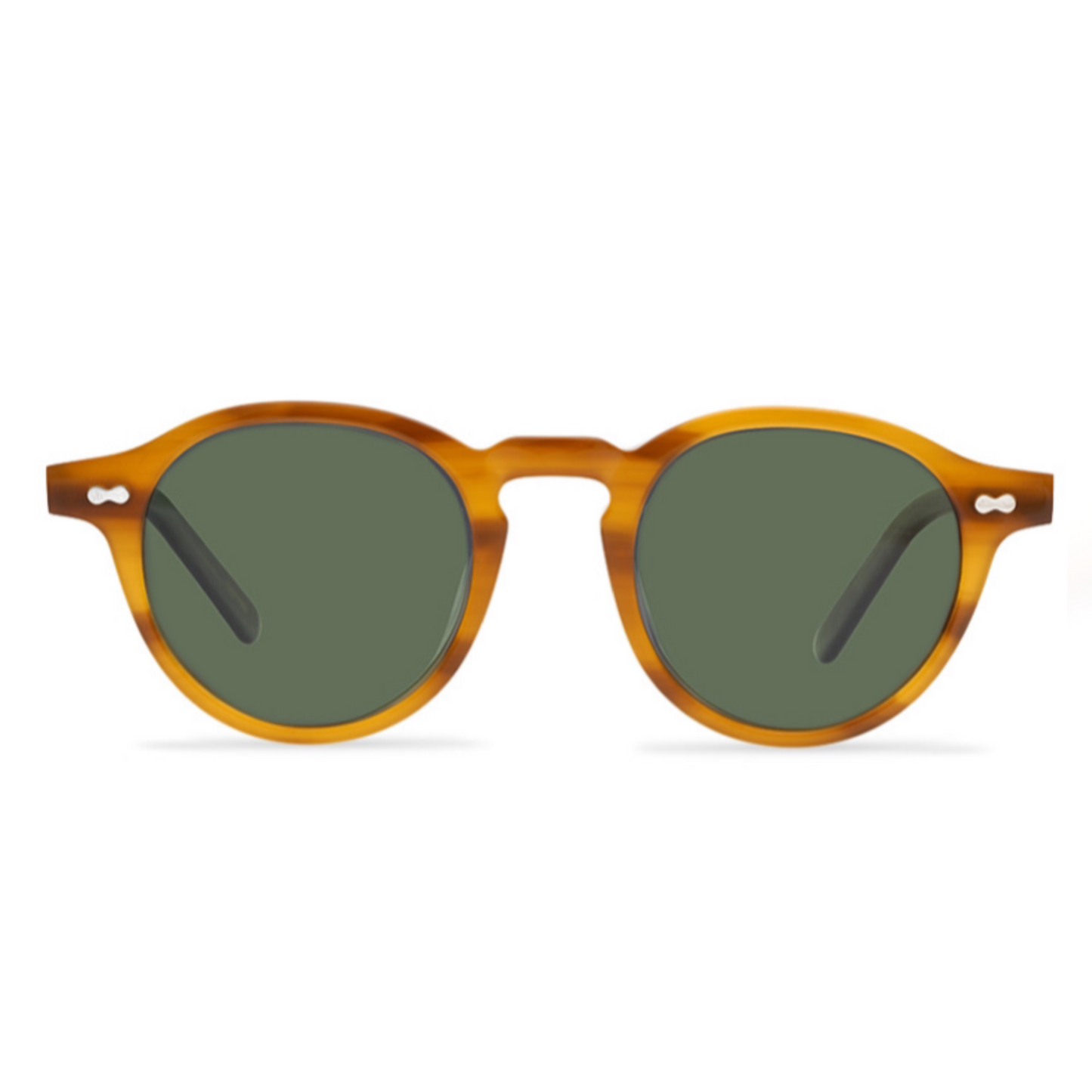 Havana Honey Green Lens Sunglasses