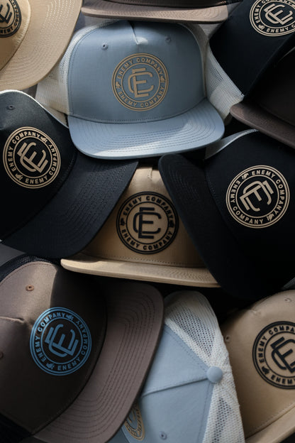 Enemy Company Trucker Brown Cap