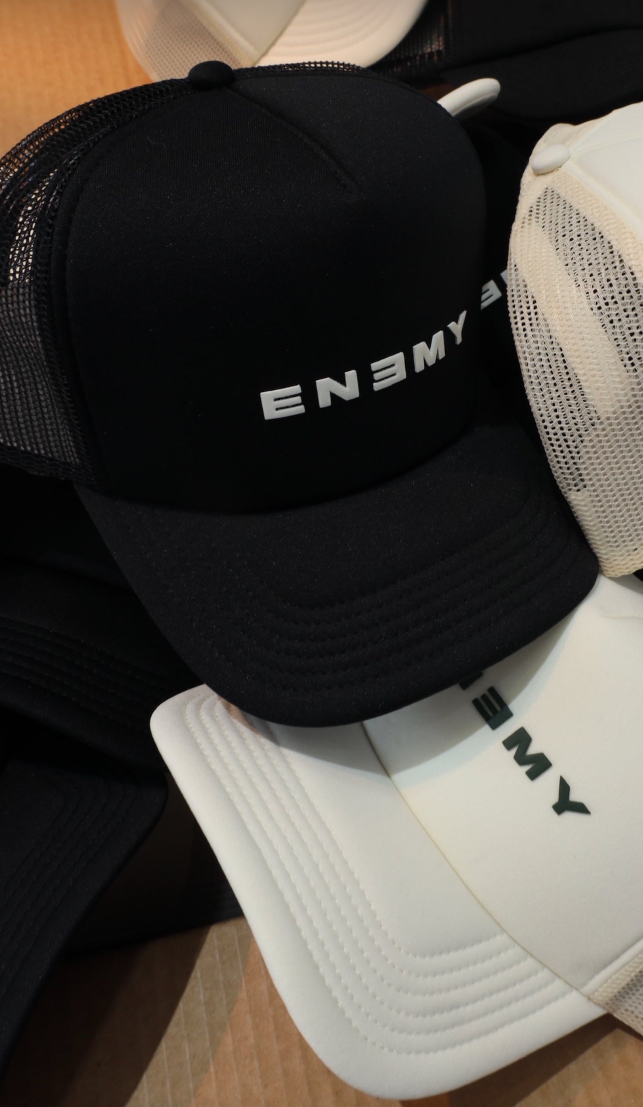 Enemy Foam Trucker Black Cap