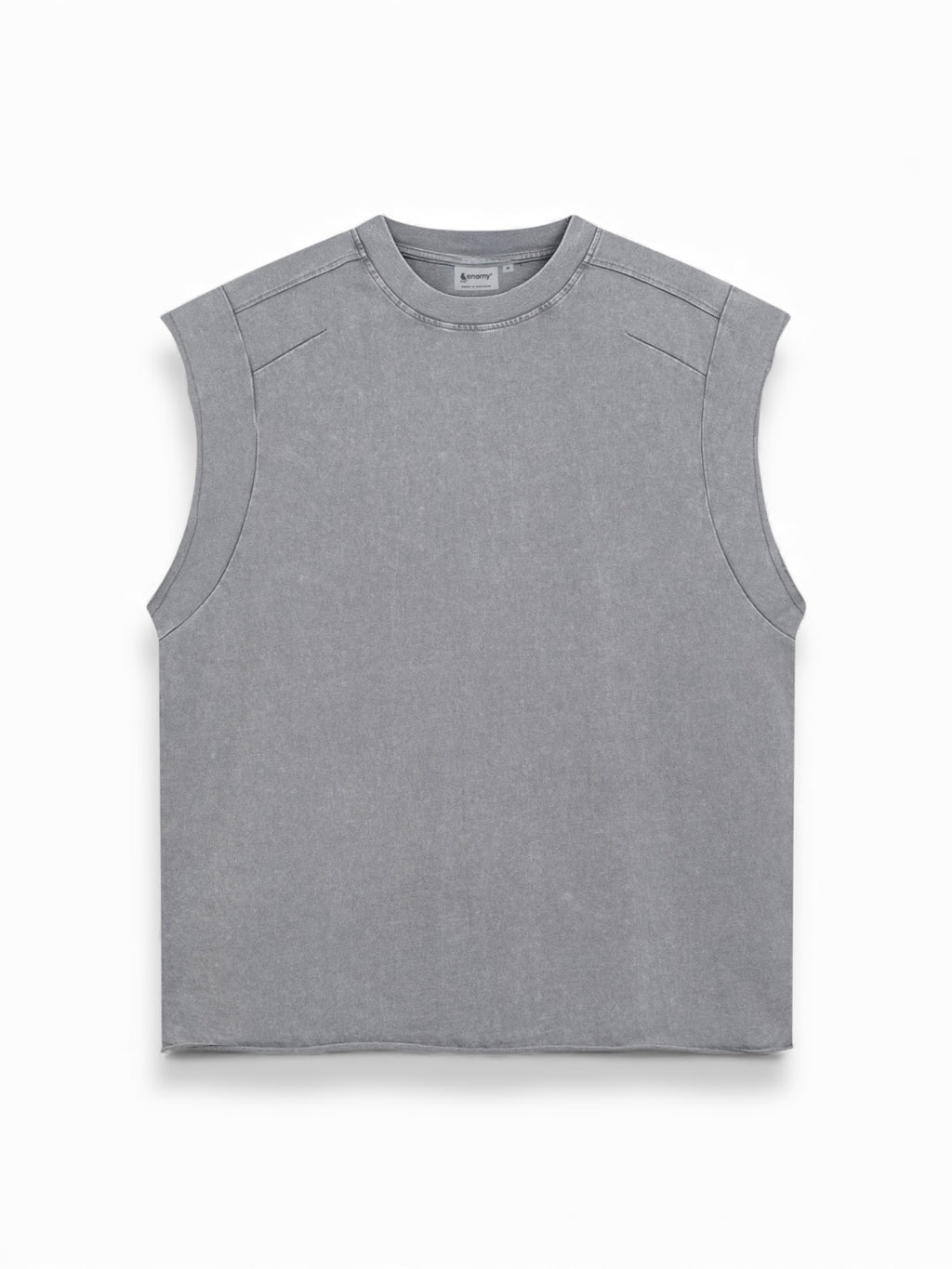 Washed Light Gray Tank