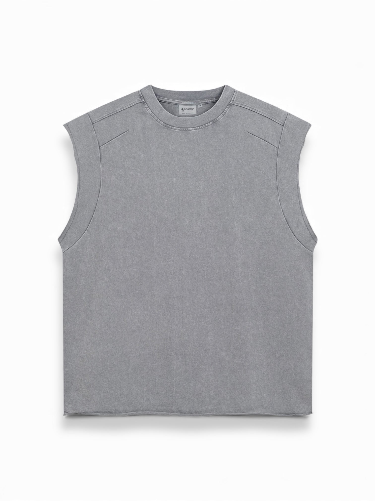 Washed Light Gray Tank