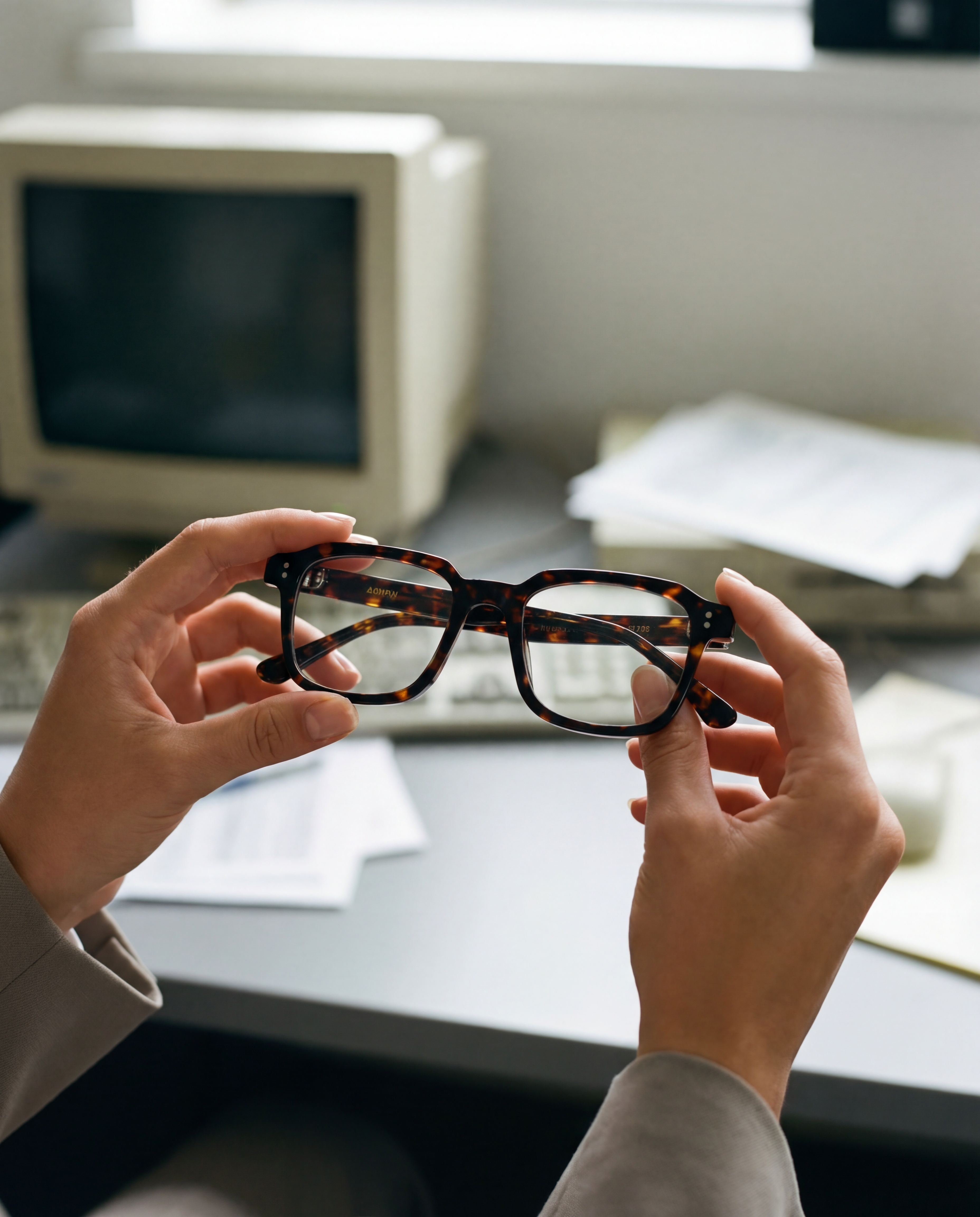 Arvik Dark Tortoise Screen Glasses