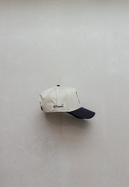 593 Two Tone Black Cap