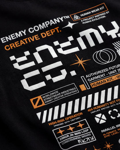 Interface Black Oversized T-shirt