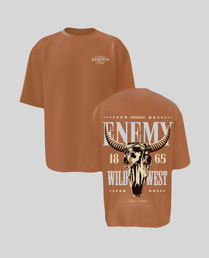 Enemy Wild West Brown T -shirt