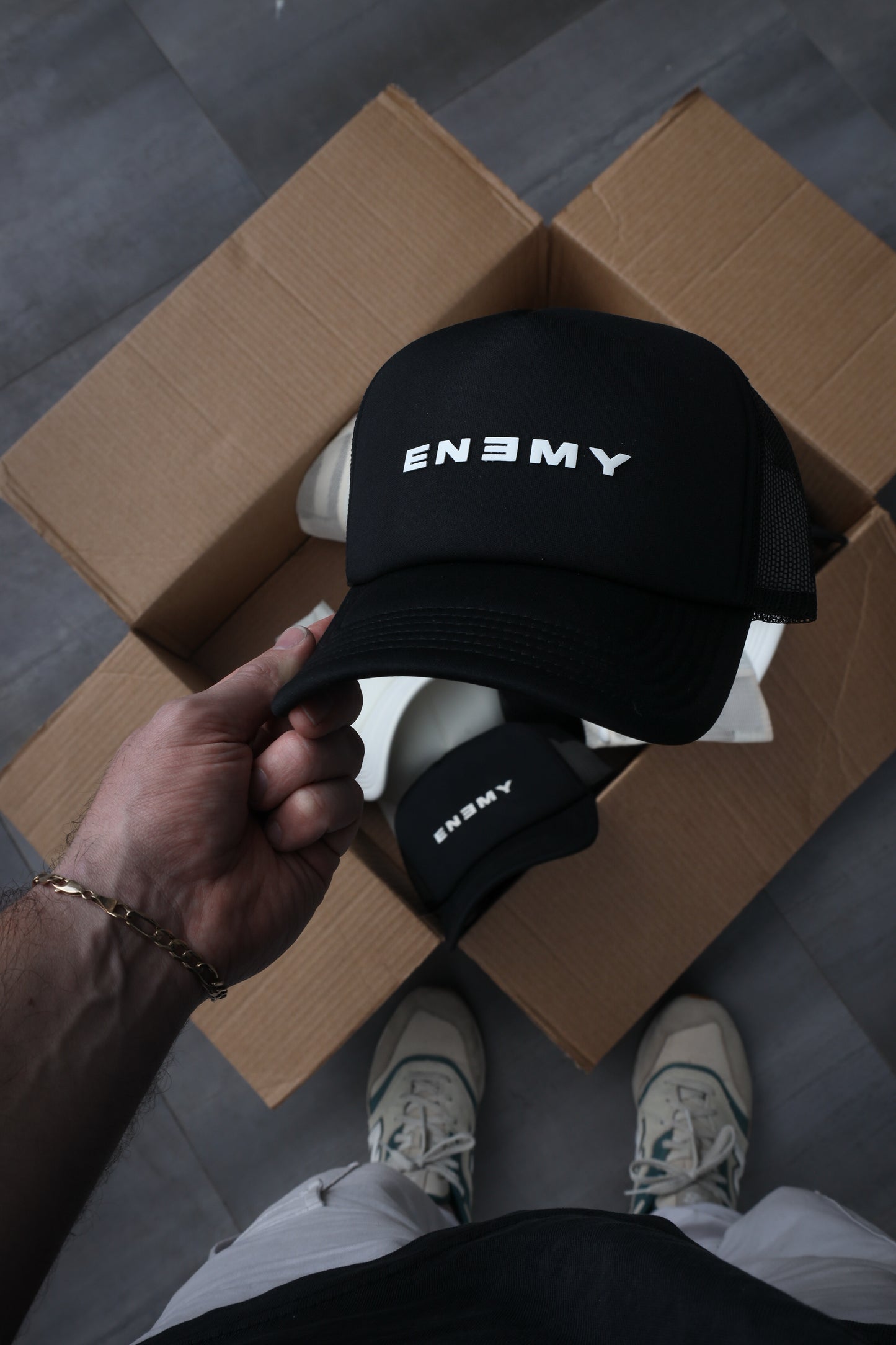 Enemy Foam Trucker Black Cap