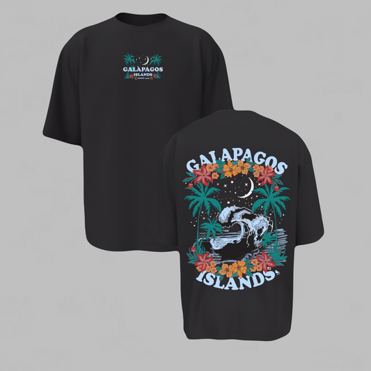 Galapagos Night Wave T-shirt
