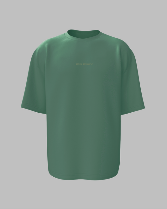 Basics Enemy Logo Olive Green T-shirt