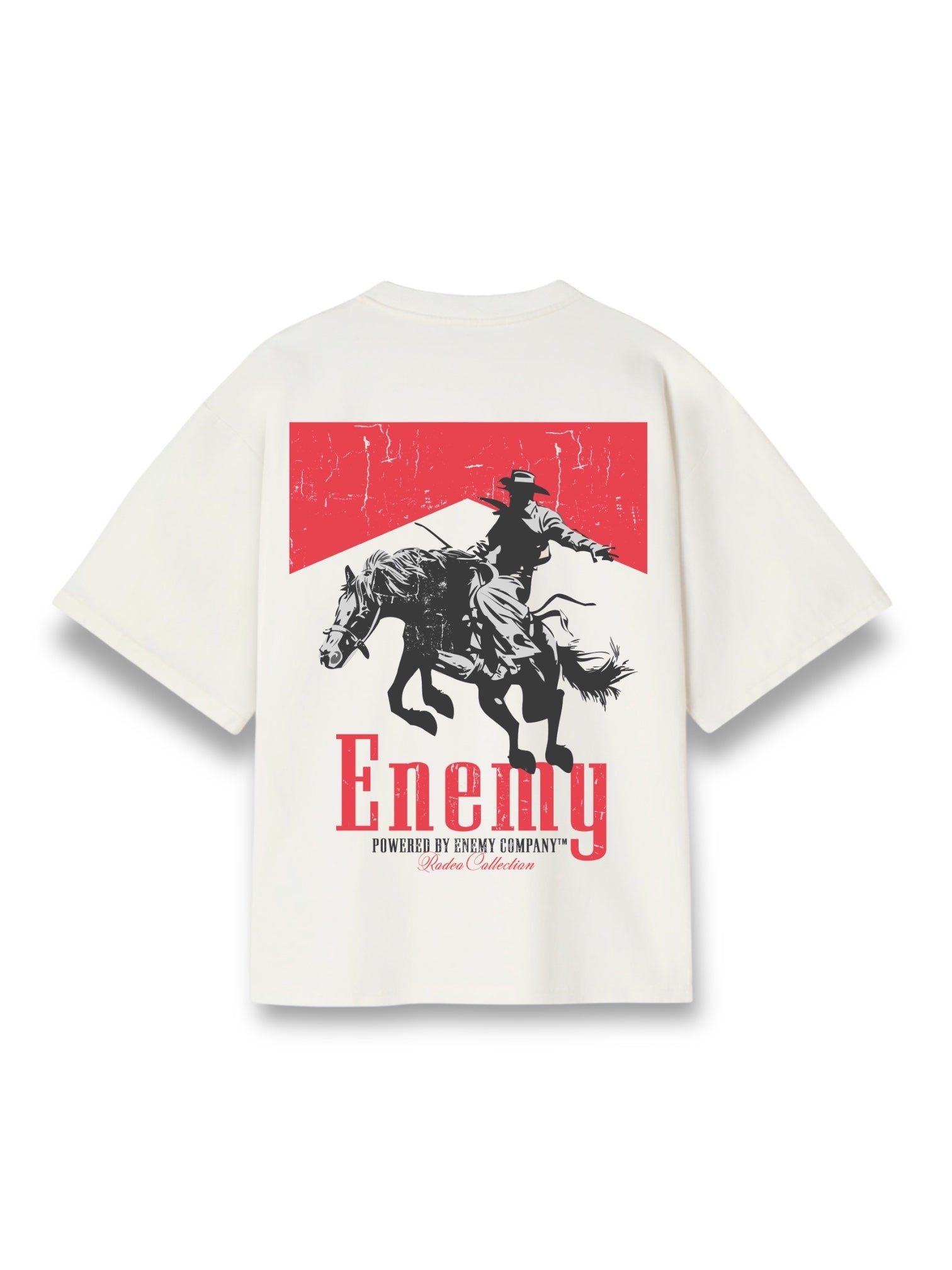 Enemy Red Rodeo White T-shirt