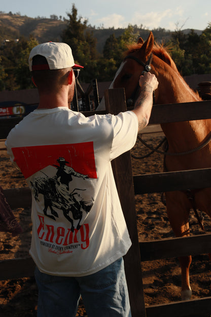 Enemy Red Rodeo White T-shirt