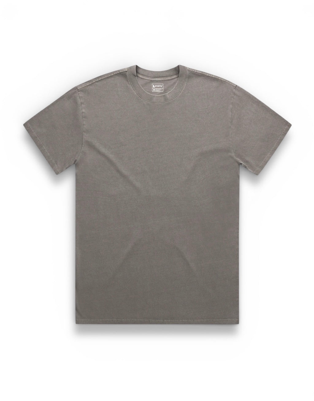 Enemy Faded Blank Brownish Gray T-shirt