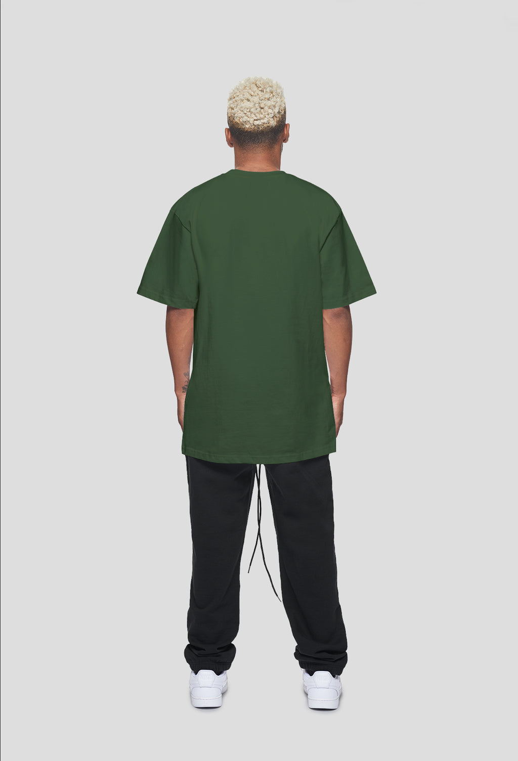 Basics Enemy Logo Olive Green T-shirt