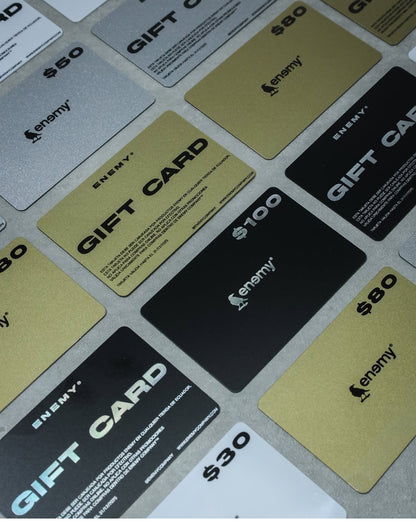 Enemy Gift Cards