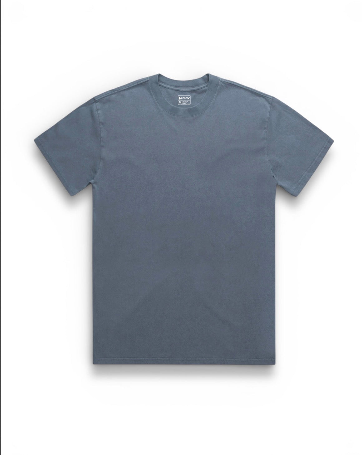 Enemy Faded Blank Dusty Blue T-shirt