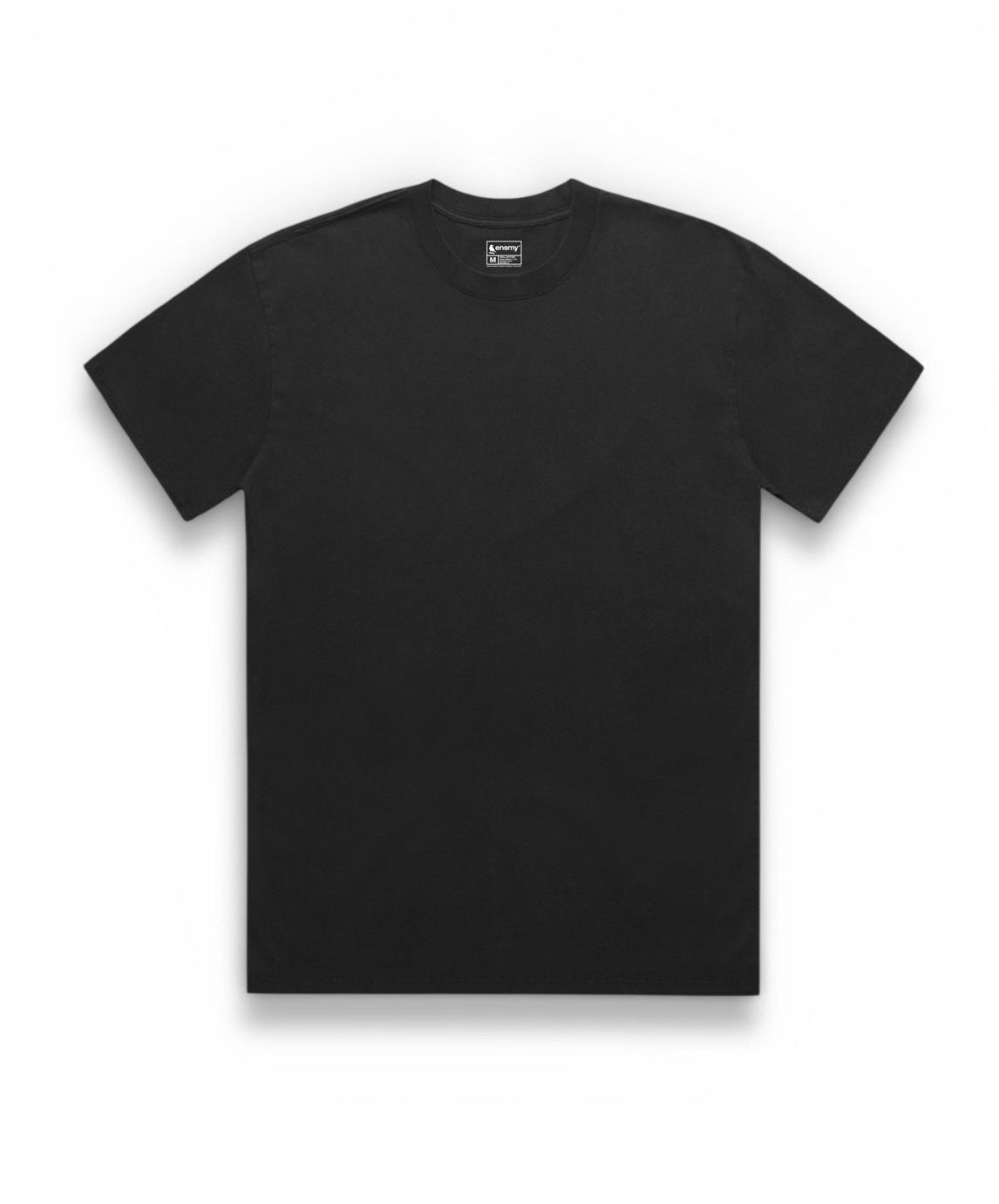 Enemy Faded Blank Black T-shirt