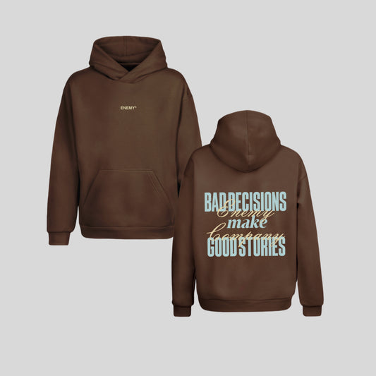 BDGS Brown Loose Fit Hoodie