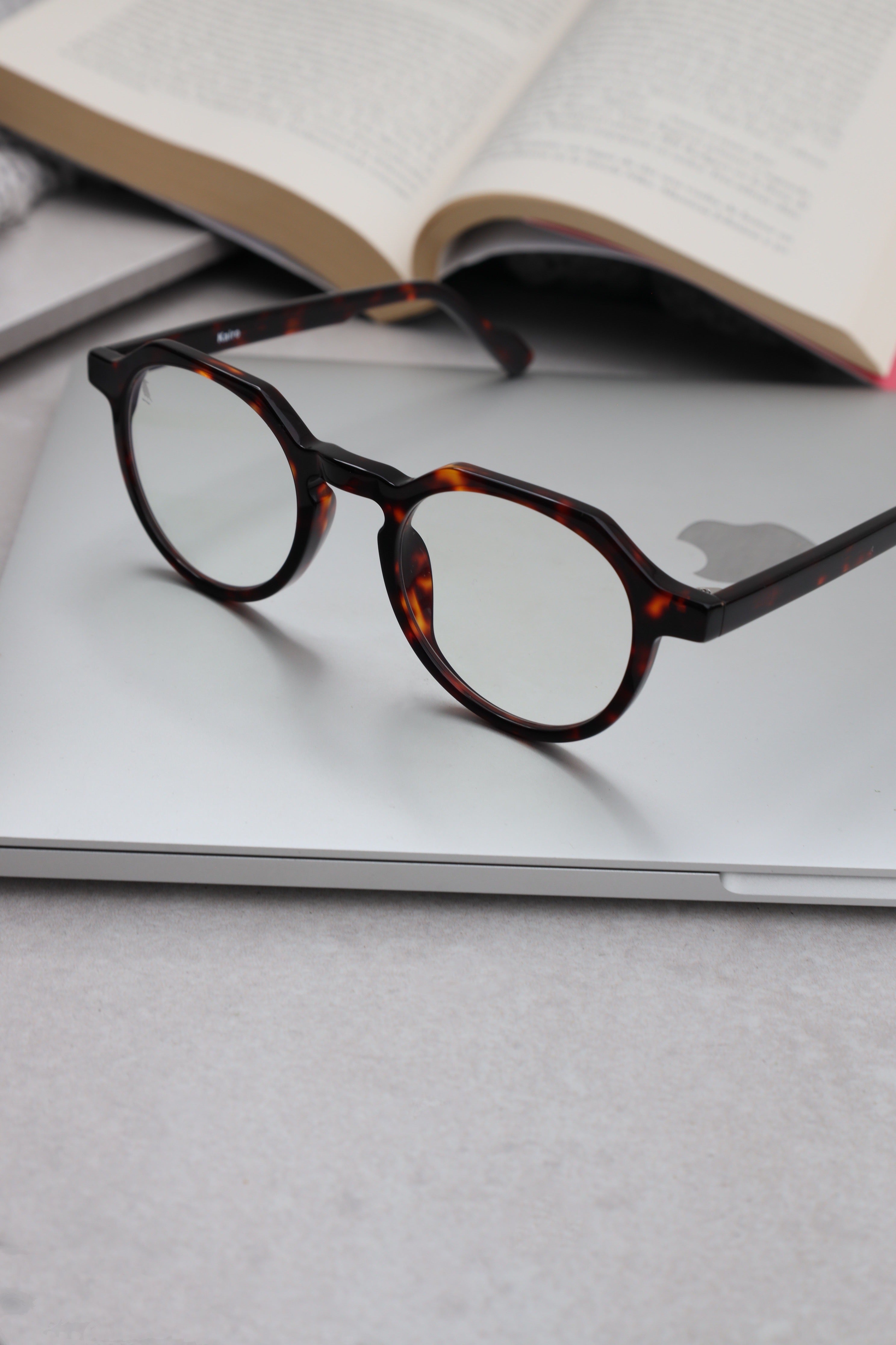Kairo Tortoise Red Screen Glasses