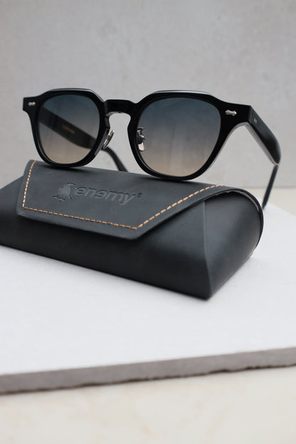 Durham Black Sunglasses