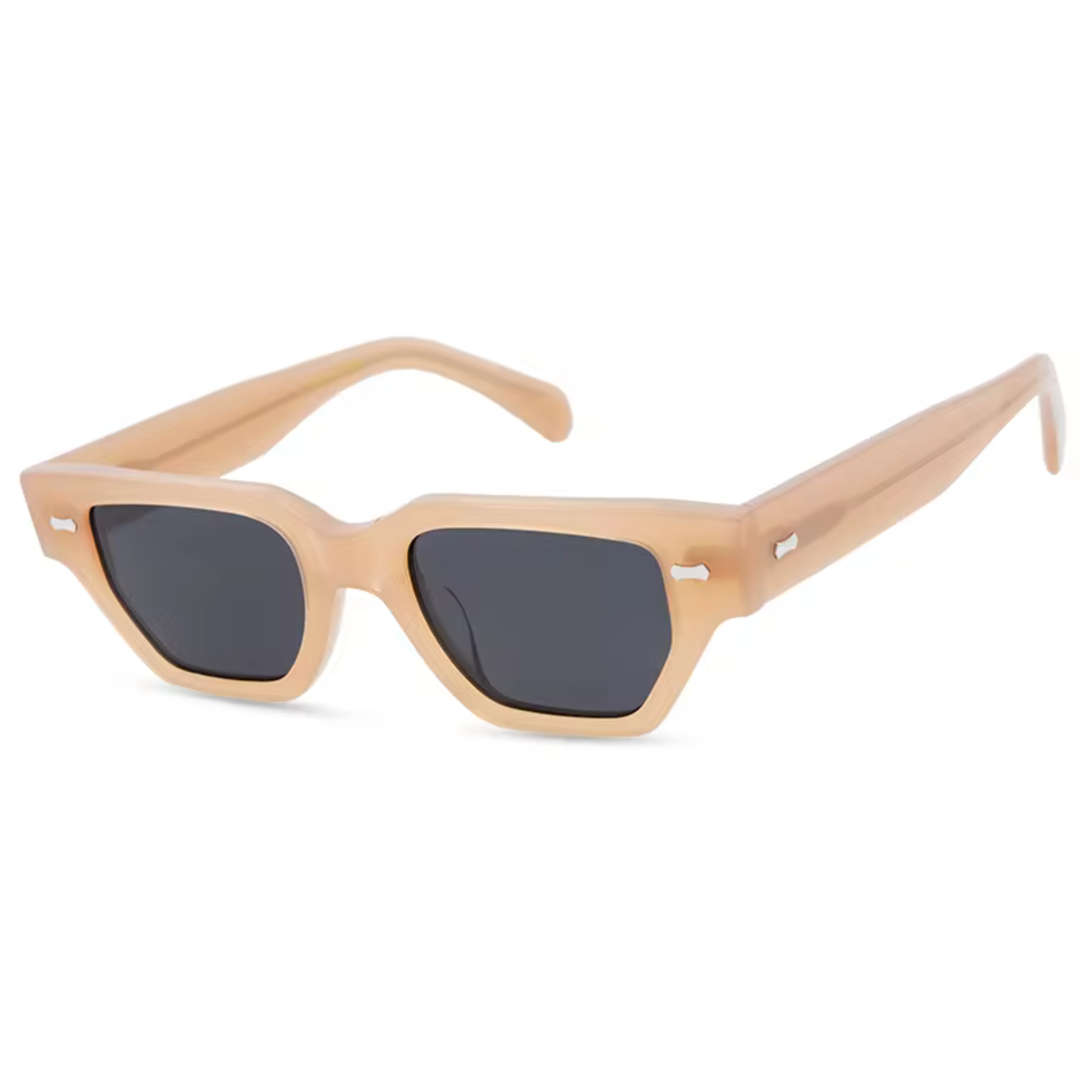 Blossom Peach Gray Sunglasses