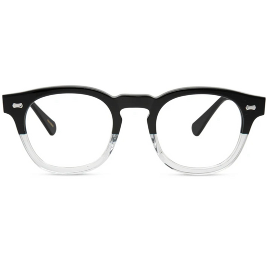 Milan Crystal Black Screen Glasses