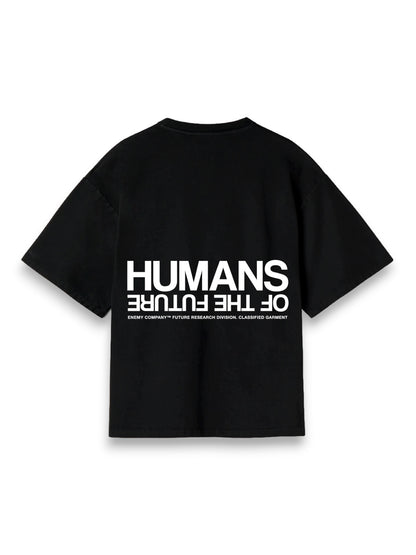 Humans of the Future Black Tshirt