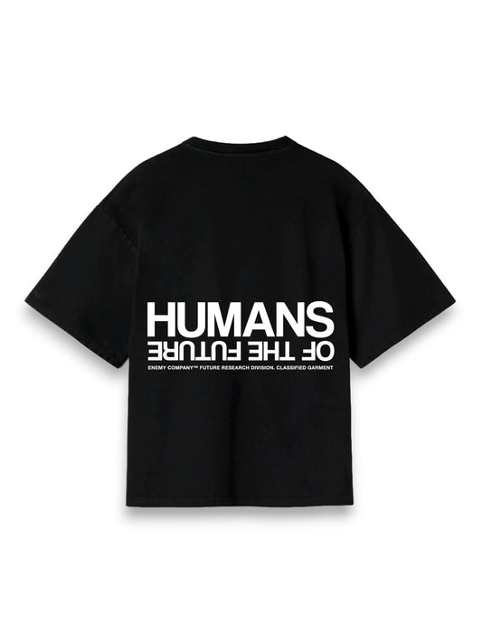 Humans of the Future Black Tshirt