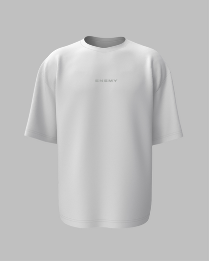 Basics Enemy Logo White T-shirt