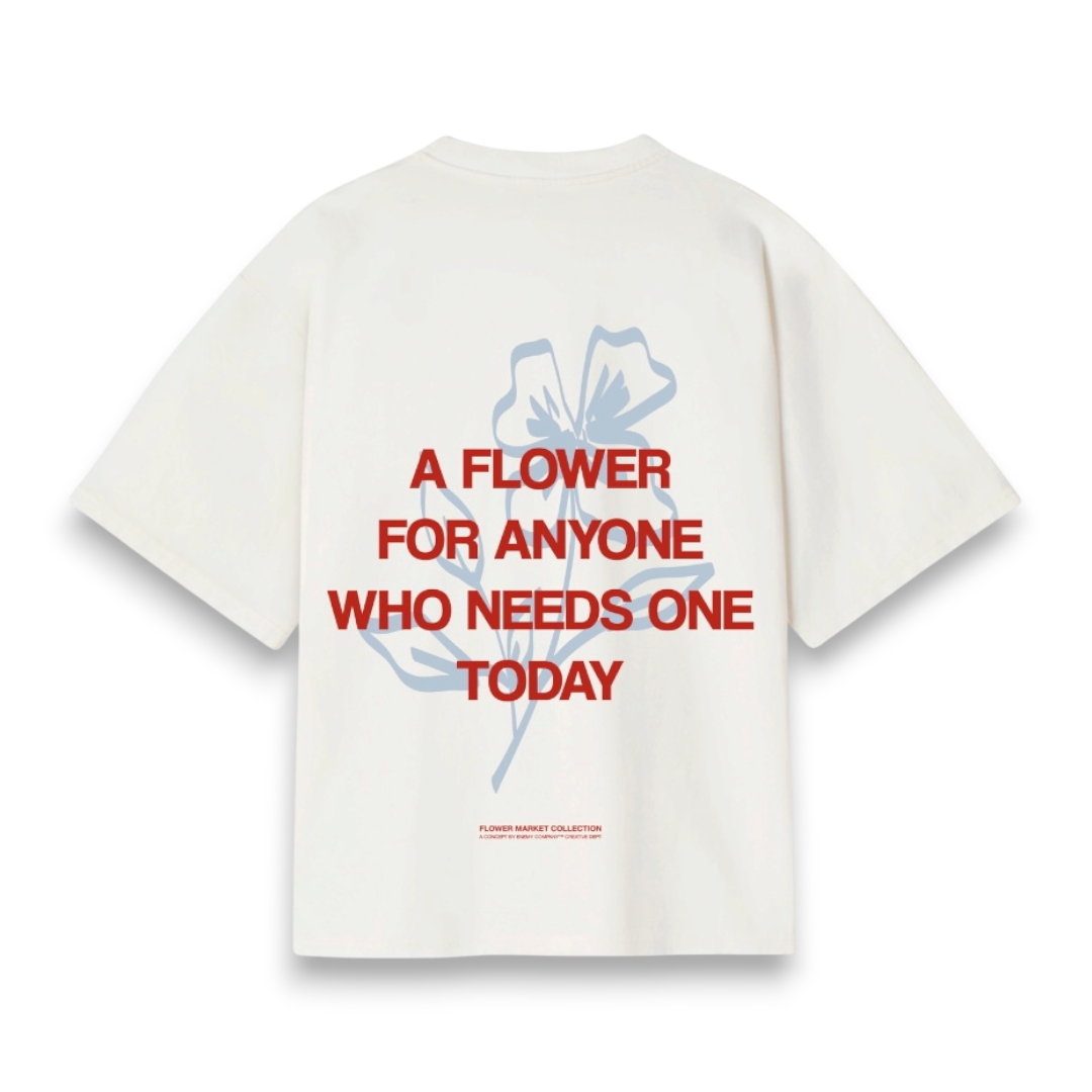 A Flower For Anyone Oversized T-shirt
