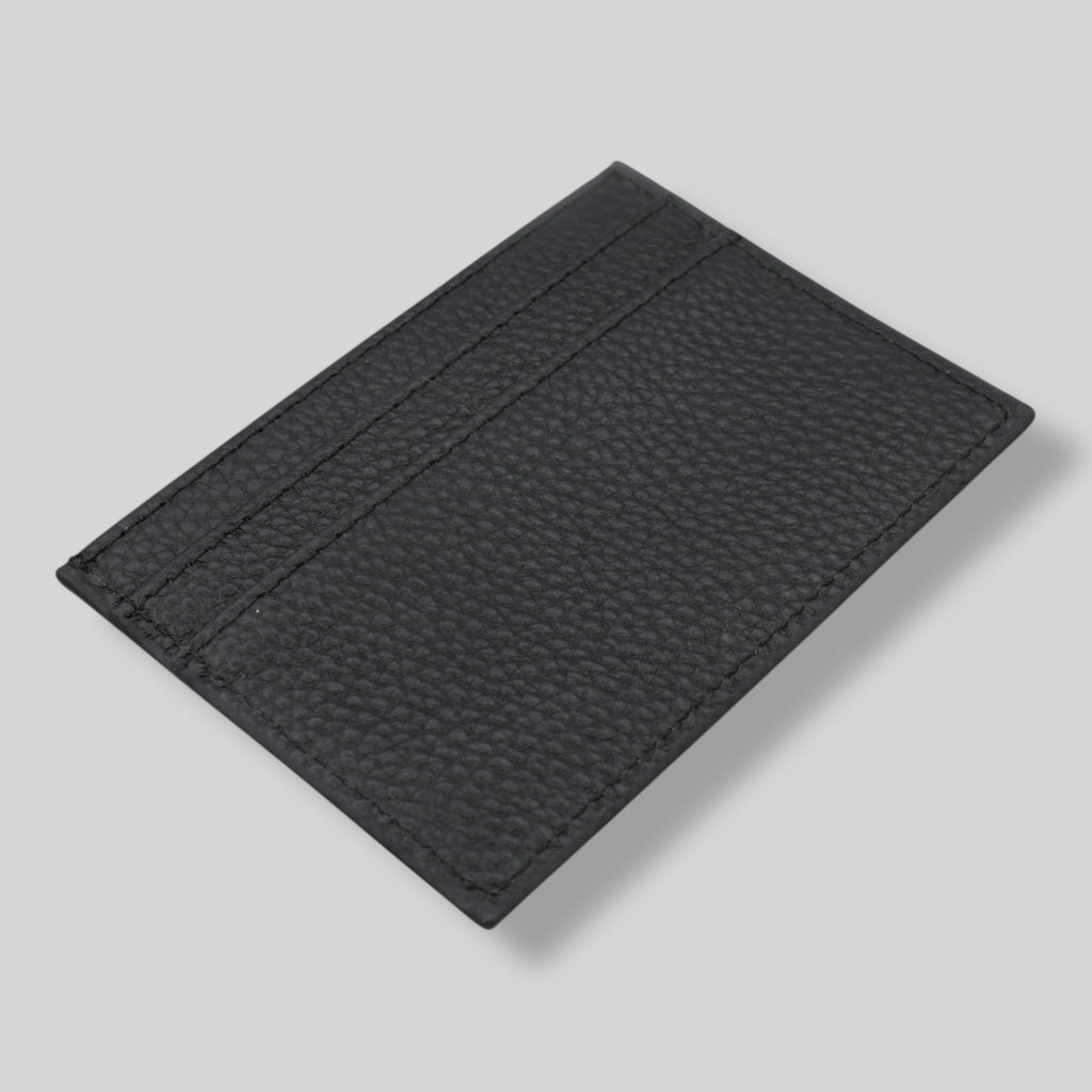 Enemy Black Leather Card Holder