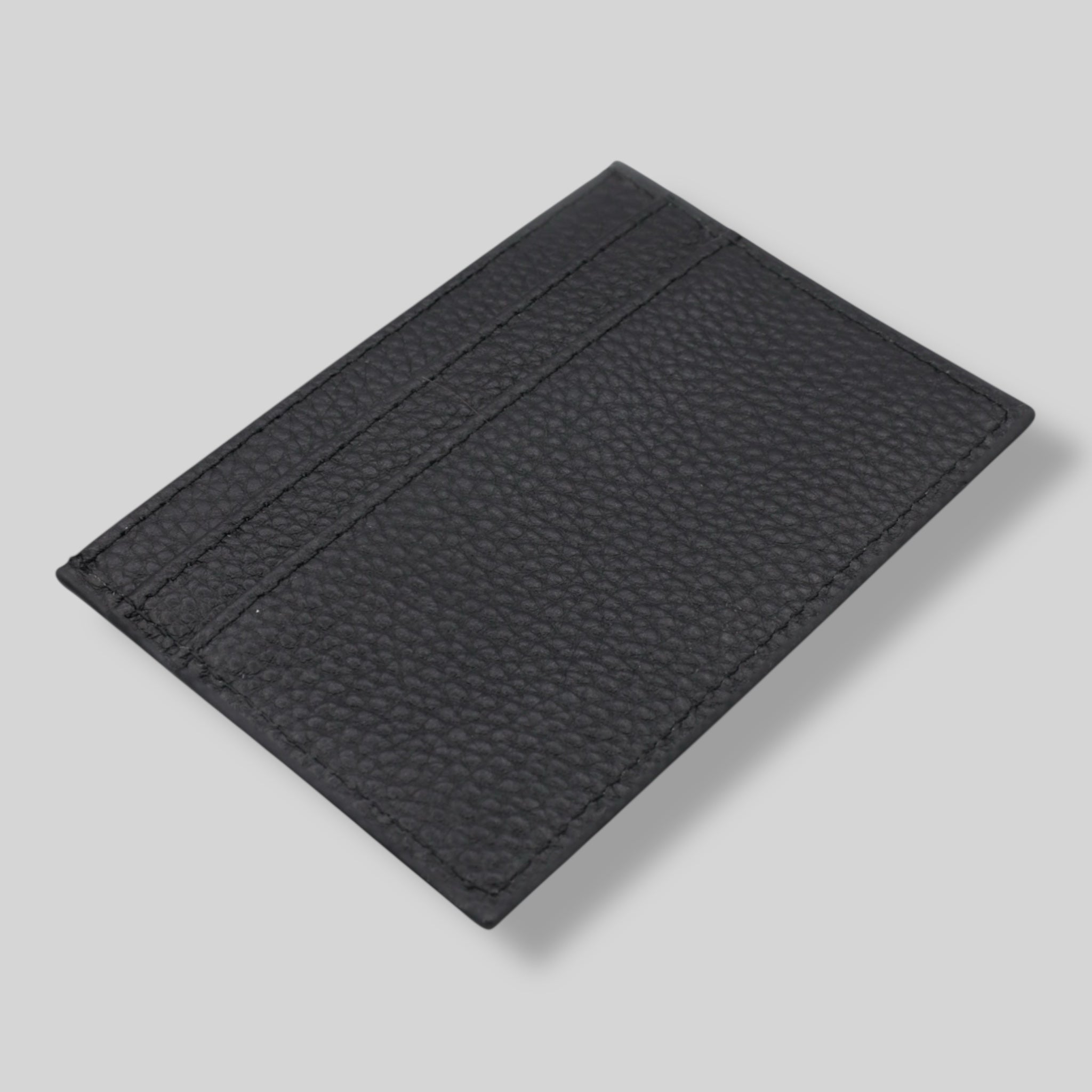 Enemy Black Leather Card Holder