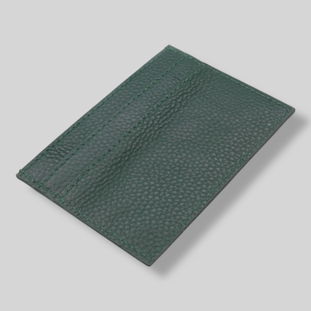 Enemy Green Leather Card Holder
