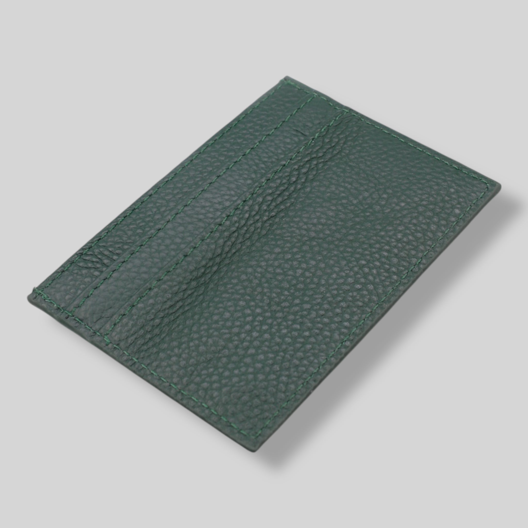Enemy Green Leather Card Holder